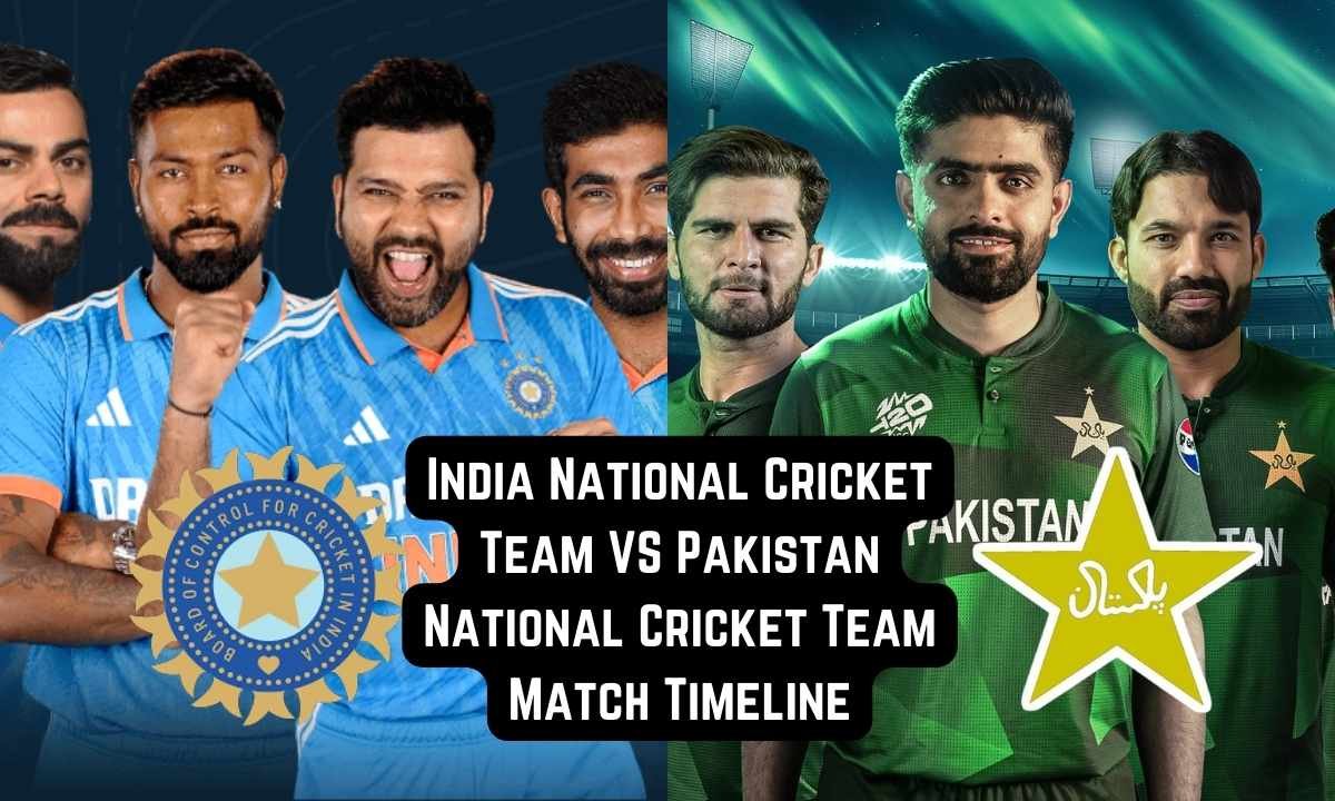 India National Cricket Team VS Pakistan National Cricket Team Match Timeline, Match Scorecard, Stats and more!