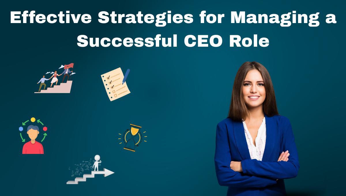 Confident CEO leading a business meeting, symbolizing strong leadership and strategic management.