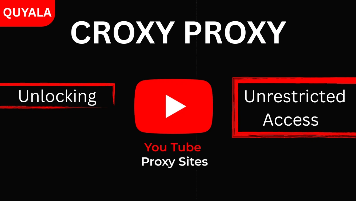 YouTube logo with CroxyProxy heading text