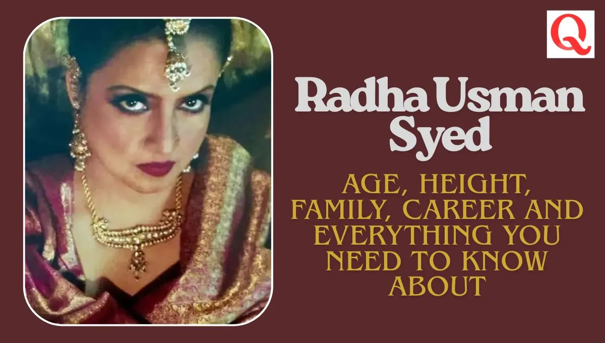 Radha Usman Syed_ Age, Height, Family, husband and Career